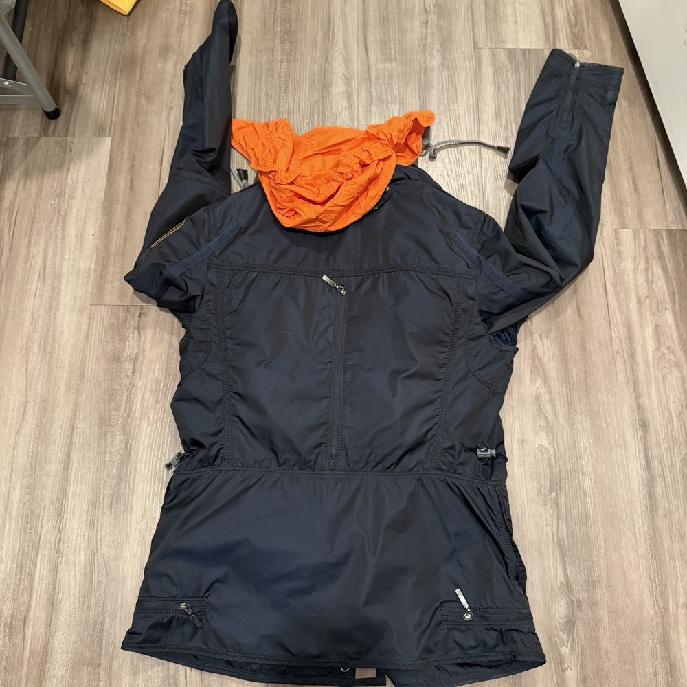 PARAJUMPERS WINDBREAKER Jacket Small Navy Color - Picture 7 of 16